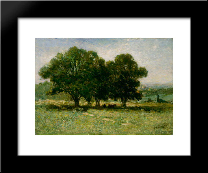 Landscape 20x24 Black Modern Wood Framed Art Print Poster by Bannister, Edward Mitchell