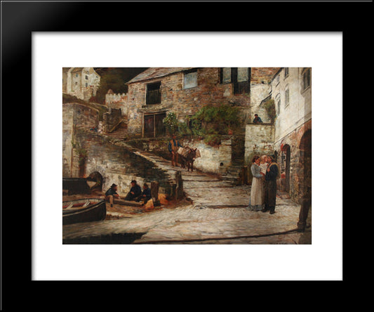 Clovelly 20x24 Black Modern Wood Framed Art Print Poster by Taylor, Edward R.