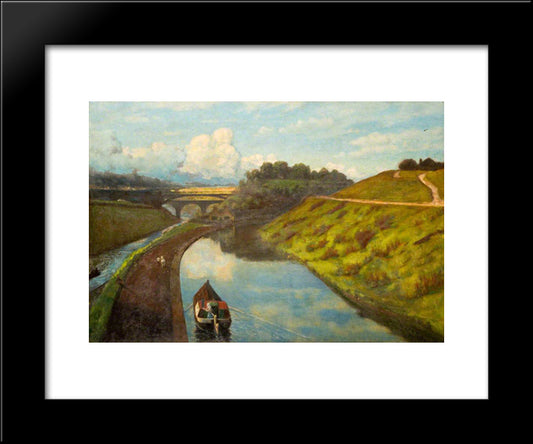 Galton Bridge 20x24 Black Modern Wood Framed Art Print Poster by Taylor, Edward R.