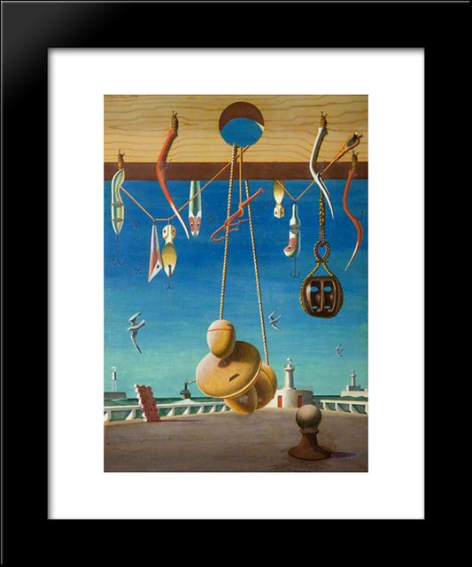 Departure 20x24 Black Modern Wood Framed Art Print Poster by Wadsworth, Edward