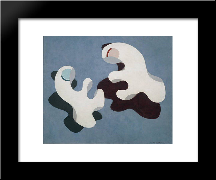 Dux Et Comes I 20x24 Black Modern Wood Framed Art Print Poster by Wadsworth, Edward