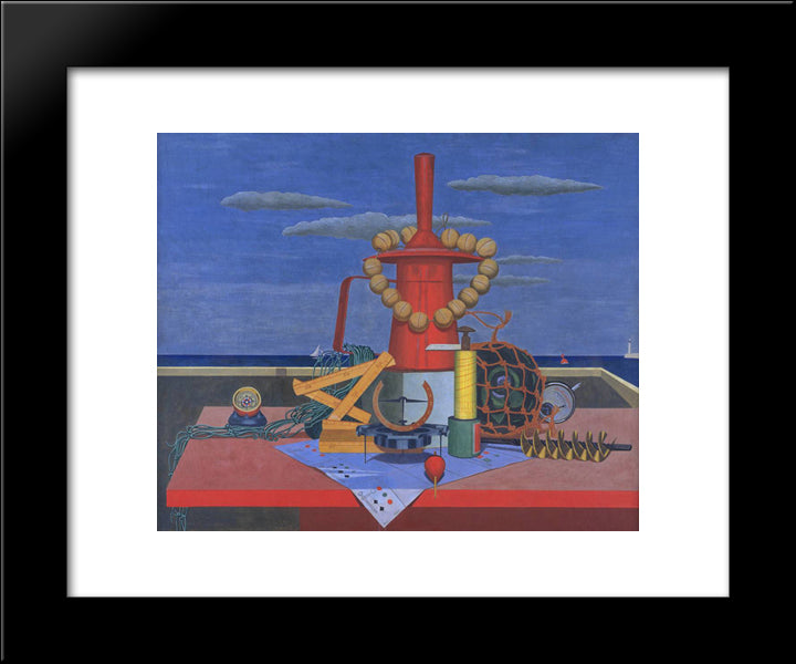 Regalia 20x24 Black Modern Wood Framed Art Print Poster by Wadsworth, Edward