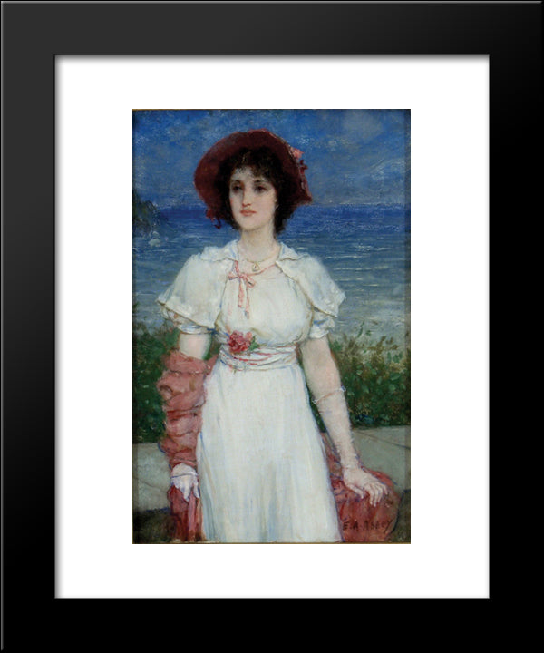 L'Ideal Victorien 20x24 Black Modern Wood Framed Art Print Poster by Abbey, Edwin Austin