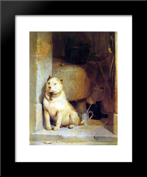 Low Life 20x24 Black Modern Wood Framed Art Print Poster by Landseer, Edwin Henry