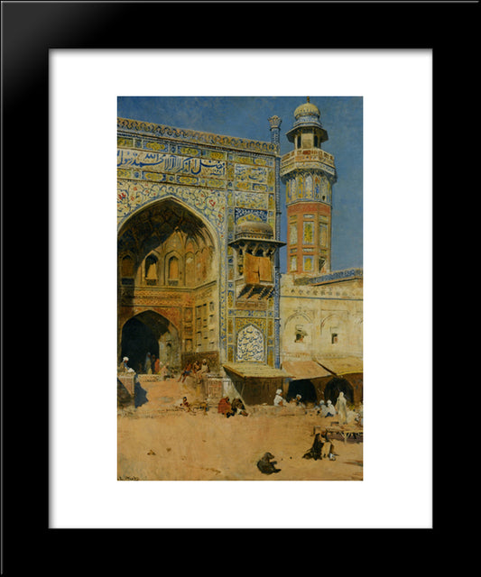 Jumma Musjed Lahore India 20x24 Black Modern Wood Framed Art Print Poster by Weeks, Edwin Lord