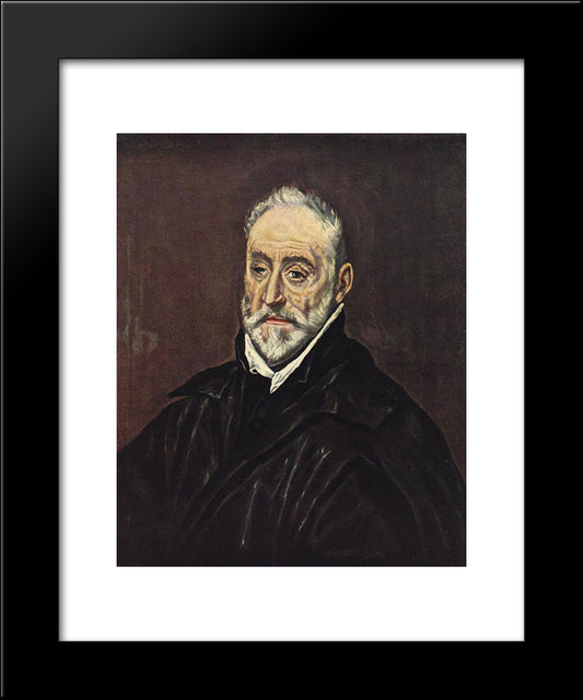 Antonio De Covarrubias 20x24 Black Modern Wood Framed Art Print Poster by El Greco