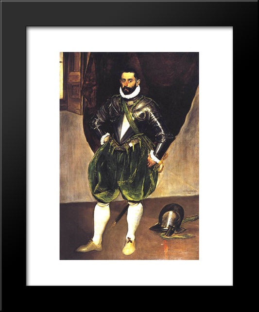 Vincenzo Anastagi 20x24 Black Modern Wood Framed Art Print Poster by El Greco