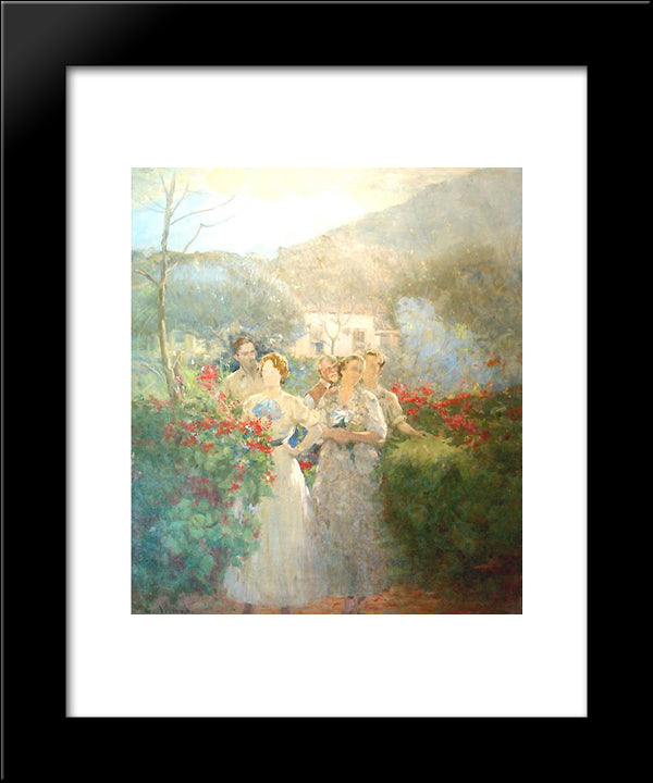 In Alameda 20x24 Black Modern Wood Framed Art Print Poster by Visconti, Eliseu