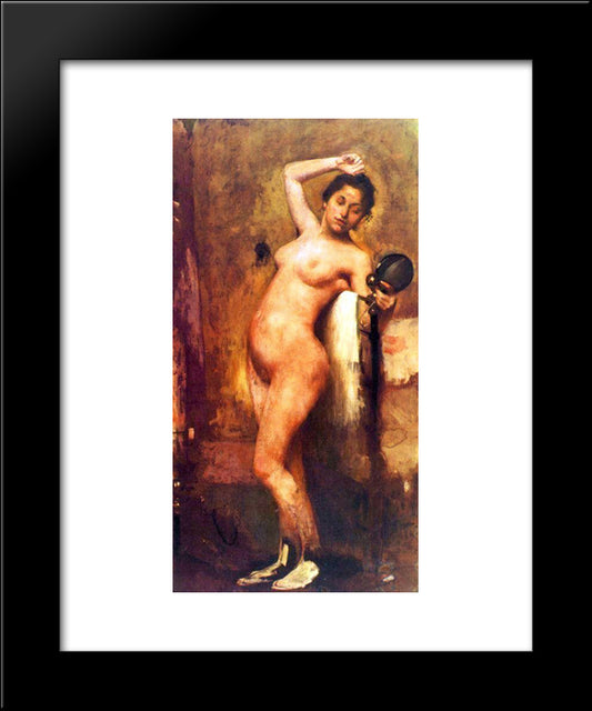 Nude 20x24 Black Modern Wood Framed Art Print Poster by Visconti, Eliseu