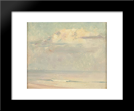 Study Of Clouds 20x24 Black Modern Wood Framed Art Print Poster by Carlsen, Emil