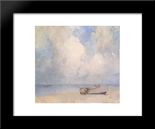 The South Strand 20x24 Black Modern Wood Framed Art Print Poster by Carlsen, Emil