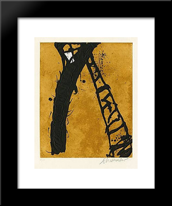 211990 20x24 Black Modern Wood Framed Art Print Poster by Schumacher, Emil