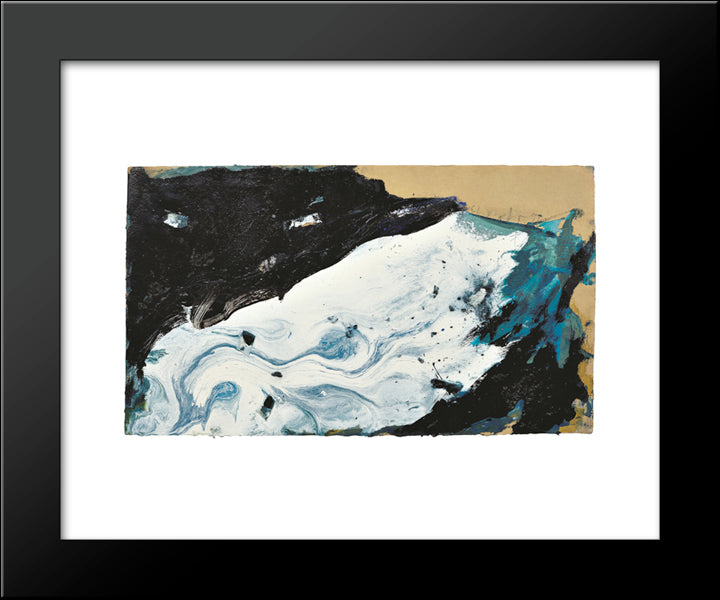 Ge - 21 20x24 Black Modern Wood Framed Art Print Poster by Schumacher, Emil