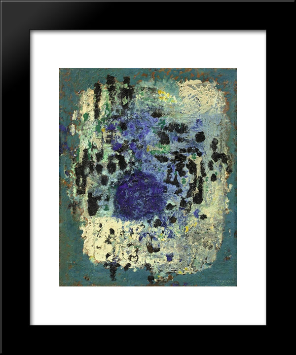 Untitled 20x24 Black Modern Wood Framed Art Print Poster by Schumacher, Emil