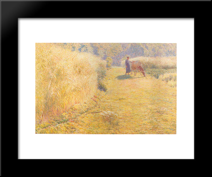 Summer 20x24 Black Modern Wood Framed Art Print Poster by Claus, Emile