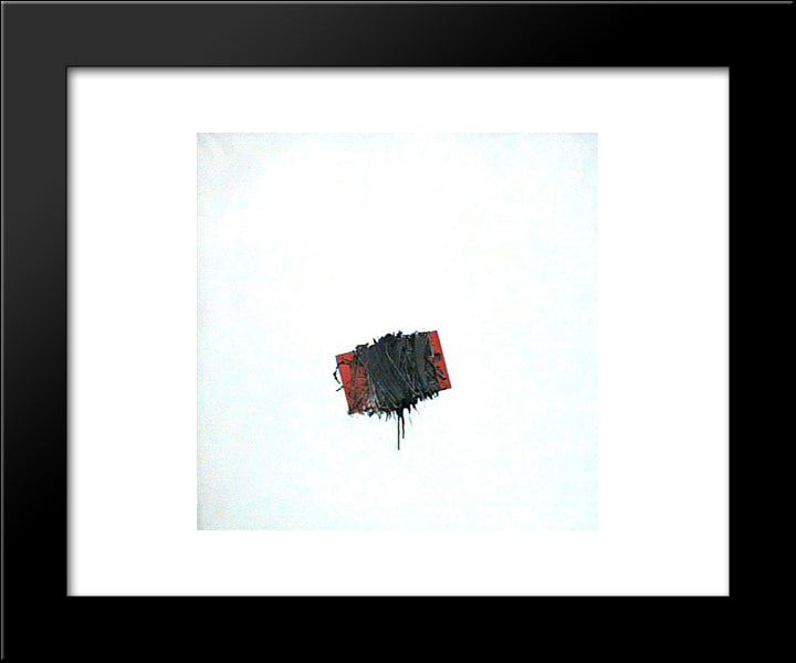Forma Legata 20x24 Black Modern Wood Framed Art Print Poster by Scanavino, Emilio
