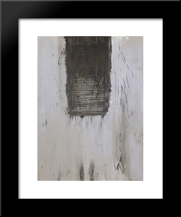 Immovilita 20x24 Black Modern Wood Framed Art Print Poster by Scanavino, Emilio