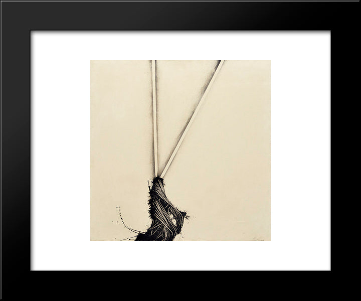 Quadro 20x24 Black Modern Wood Framed Art Print Poster by Scanavino, Emilio