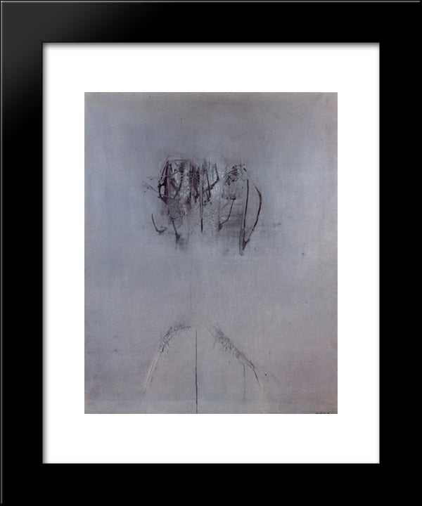 Waiting For That Dumb 20x24 Black Modern Wood Framed Art Print Poster by Scanavino, Emilio
