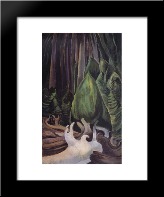 Sea Drift At The Edge Of The Forest 20x24 Black Modern Wood Framed Art Print Poster by Carr, Emily