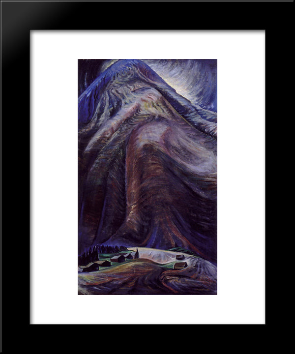 The Mountain 20x24 Black Modern Wood Framed Art Print Poster by Carr, Emily