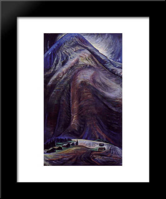 The Mountain 20x24 Black Modern Wood Framed Art Print Poster by Carr, Emily