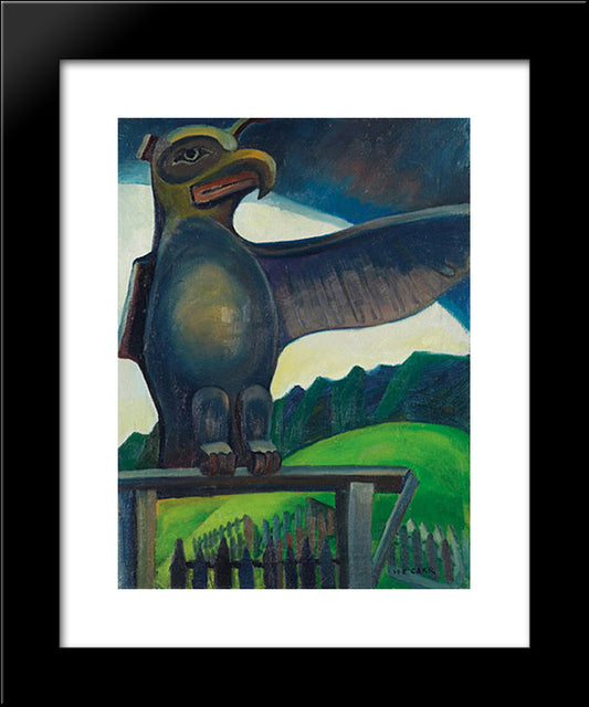 Thunder Bird, Campbell River 20x24 Black Modern Wood Framed Art Print Poster by Carr, Emily