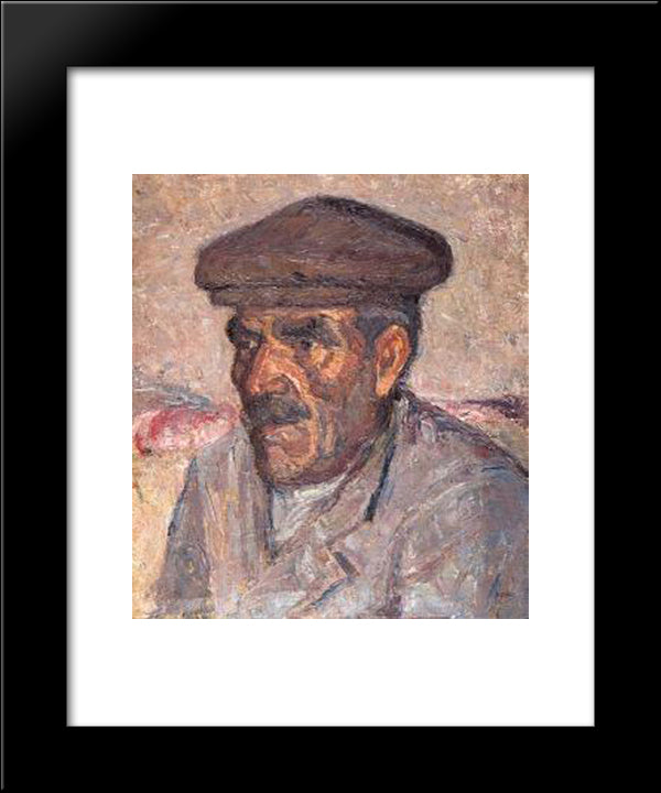 Fisherman 20x24 Black Modern Wood Framed Art Print Poster by Zairis, Emmanuel
