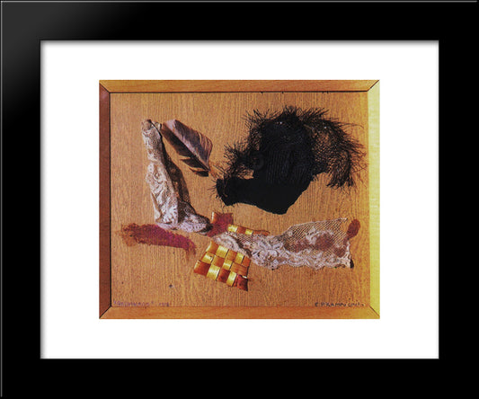 Beguinage 20x24 Black Modern Wood Framed Art Print Poster by Prampolini, Enrico