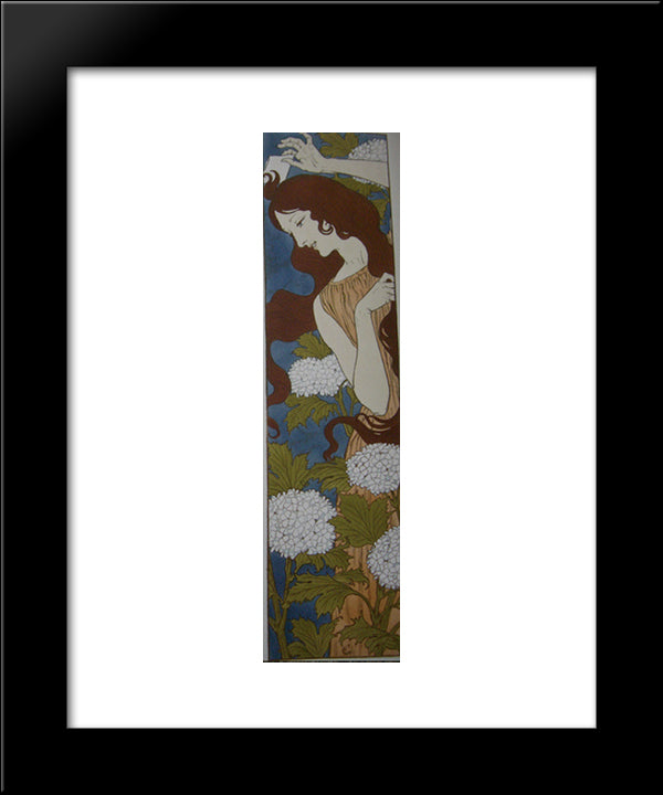 Bonne Nouvelle 20x24 Black Modern Wood Framed Art Print Poster by Grasset, Eugene