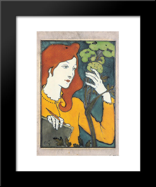 The Art Of Drawing 20x24 Black Modern Wood Framed Art Print Poster by Grasset, Eugene