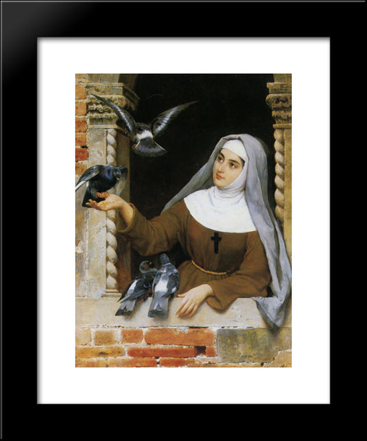 Gods Creatures 20x24 Black Modern Wood Framed Art Print Poster by Blaas, Eugene de