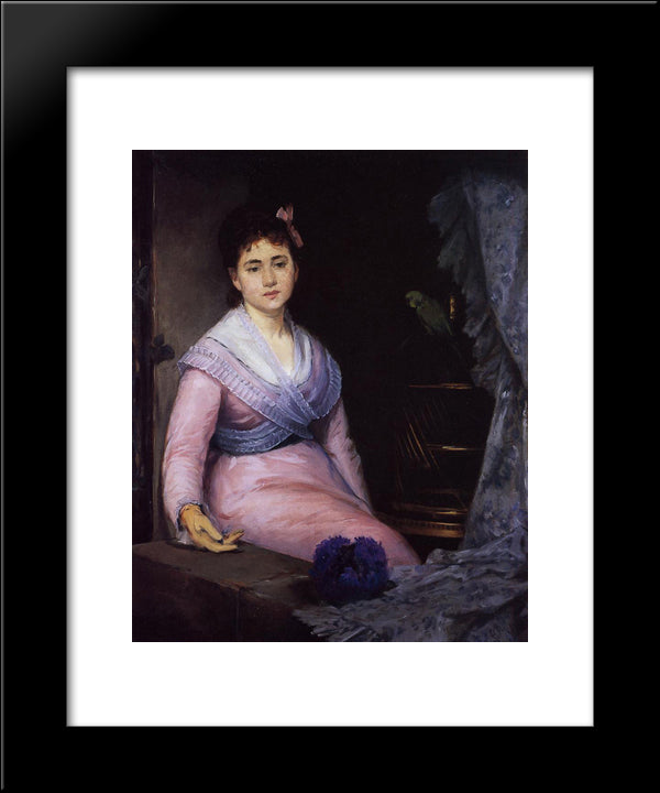 The Indolence 20x24 Black Modern Wood Framed Art Print Poster by Gonzales, Eva