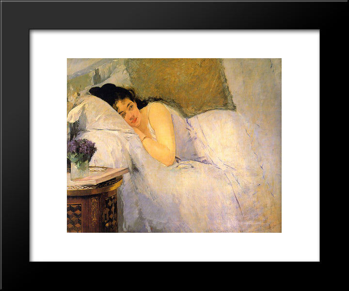 Woman Awakening 20x24 Black Modern Wood Framed Art Print Poster by Gonzales, Eva