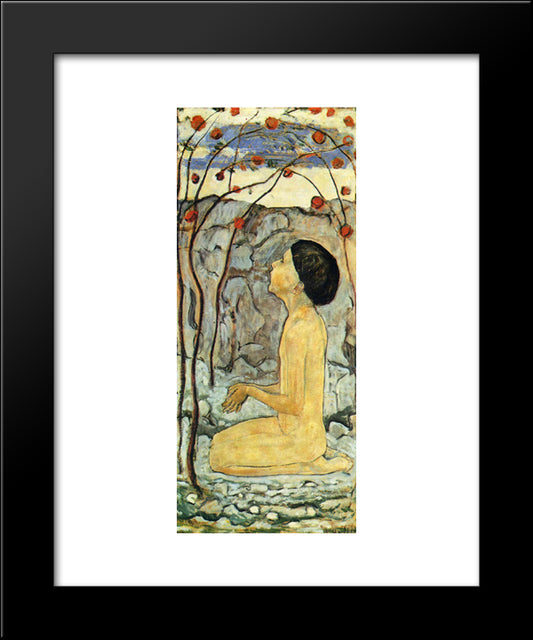 Adoration 20x24 Black Modern Wood Framed Art Print Poster by Hodler, Ferdinand