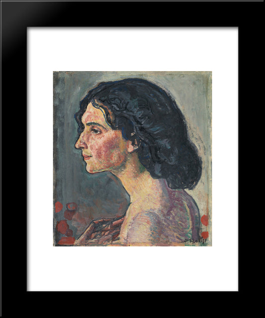 Giulia Leonardi 20x24 Black Modern Wood Framed Art Print Poster by Hodler, Ferdinand