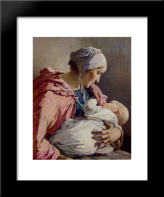 Sweet Dreams 20x24 Black Modern Wood Framed Art Print Poster by Baes, Firmin