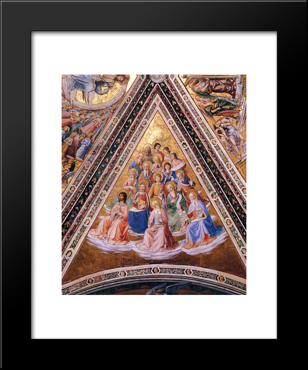 Prophets 20x24 Black Modern Wood Framed Art Print Poster by Angelico, Fra