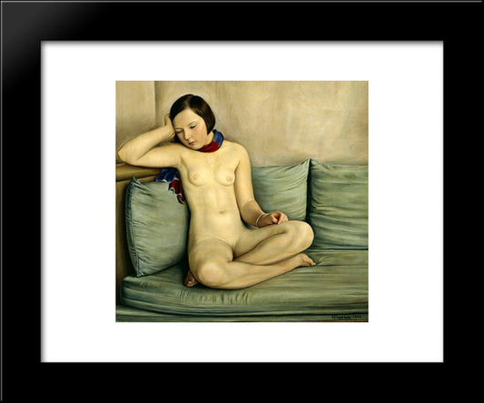 Les Songes Creux 20x24 Black Modern Wood Framed Art Print Poster by Barraud, Francois