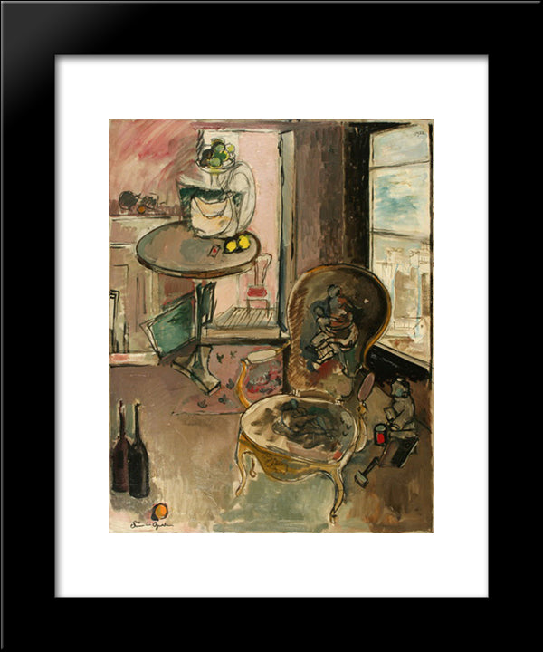 La Chambre 20x24 Black Modern Wood Framed Art Print Poster by Gruber, Francis