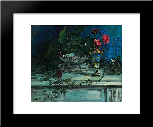 Nature Morte A La Sauciere 20x24 Black Modern Wood Framed Art Print Poster by Gruber, Francis