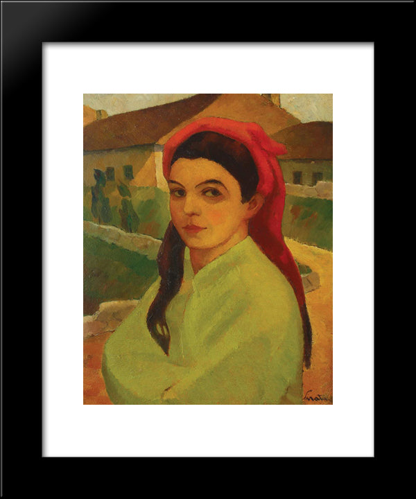 Abibe 20x24 Black Modern Wood Framed Art Print Poster by Sirato, Francisc