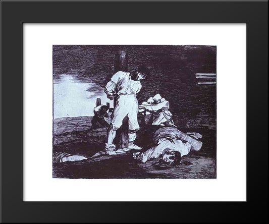 And It Cannot Be Changed 20x24 Black Modern Wood Framed Art Print Poster by Goya, Francisco