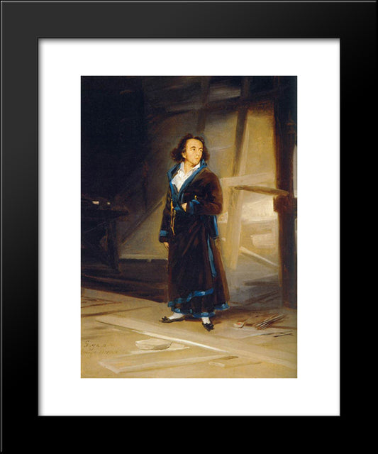 Asensio Julia 20x24 Black Modern Wood Framed Art Print Poster by Goya, Francisco