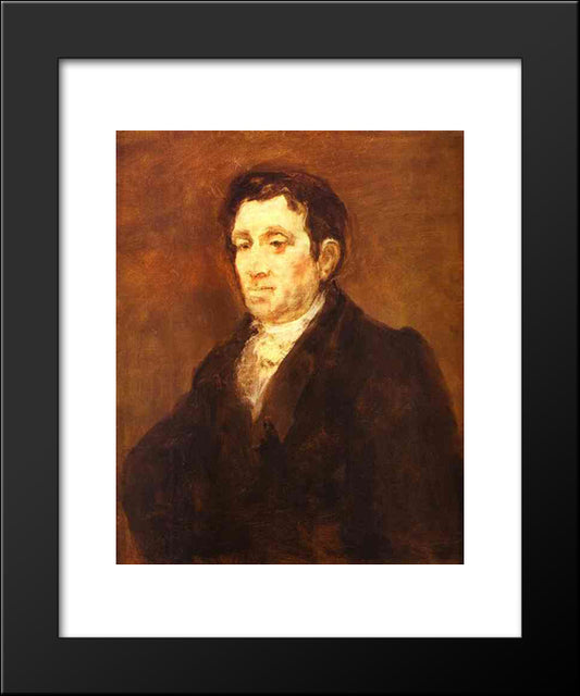 Jose Pio De Molina 20x24 Black Modern Wood Framed Art Print Poster by Goya, Francisco