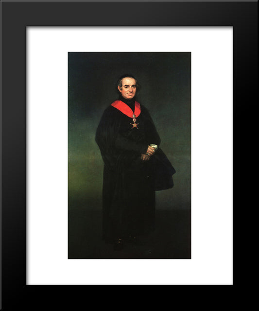 Juan Antonio Llorente 20x24 Black Modern Wood Framed Art Print Poster by Goya, Francisco