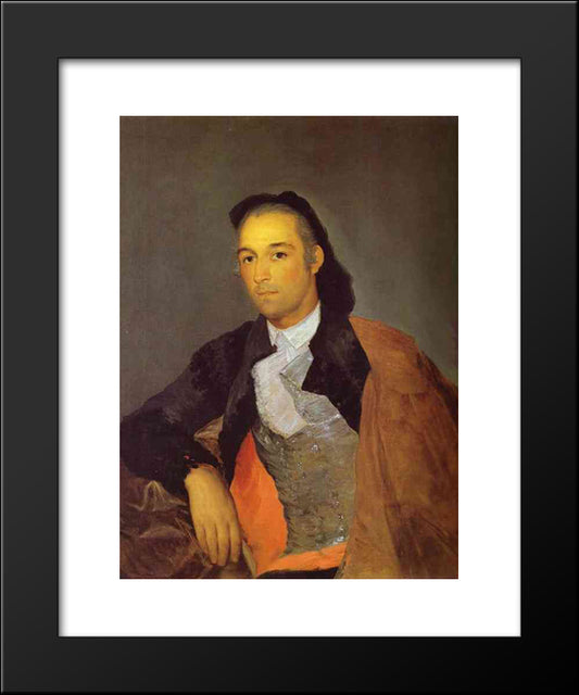 Pedro Romero 20x24 Black Modern Wood Framed Art Print Poster by Goya, Francisco