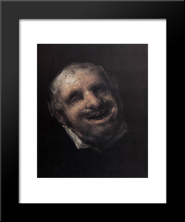 Tio Paquete 20x24 Black Modern Wood Framed Art Print Poster by Goya, Francisco