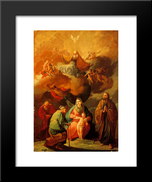 Triple Generation 20x24 Black Modern Wood Framed Art Print Poster by Goya, Francisco