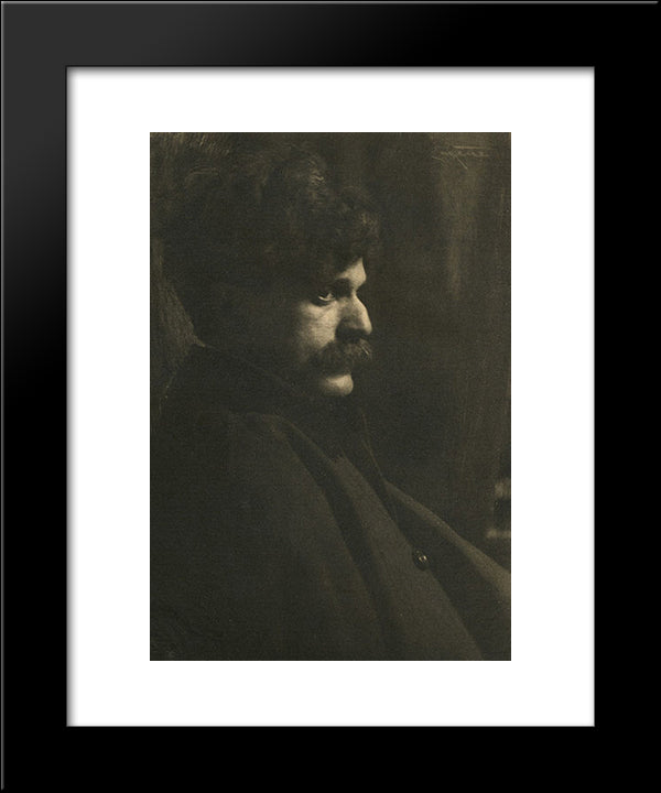 Stieglitz, Alfred 20x24 Black Modern Wood Framed Art Print Poster by Eugene, Frank